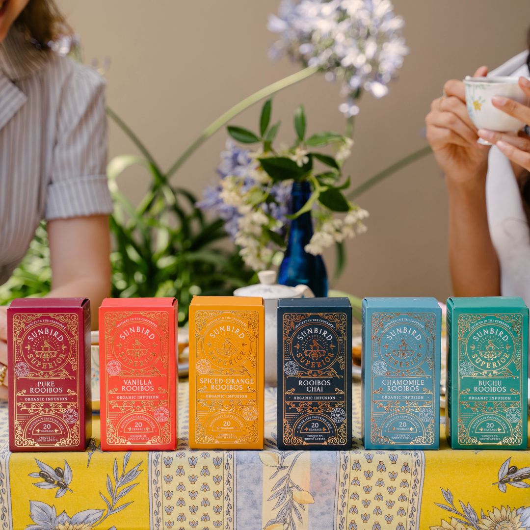 Rooibos and Honey Gift Box with Handpainted Mug