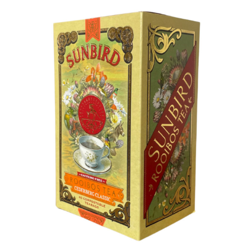 NEW • Cederberg Classic Rooibos Teabags • 100g • Single Origin • Sunbird Rooibos
