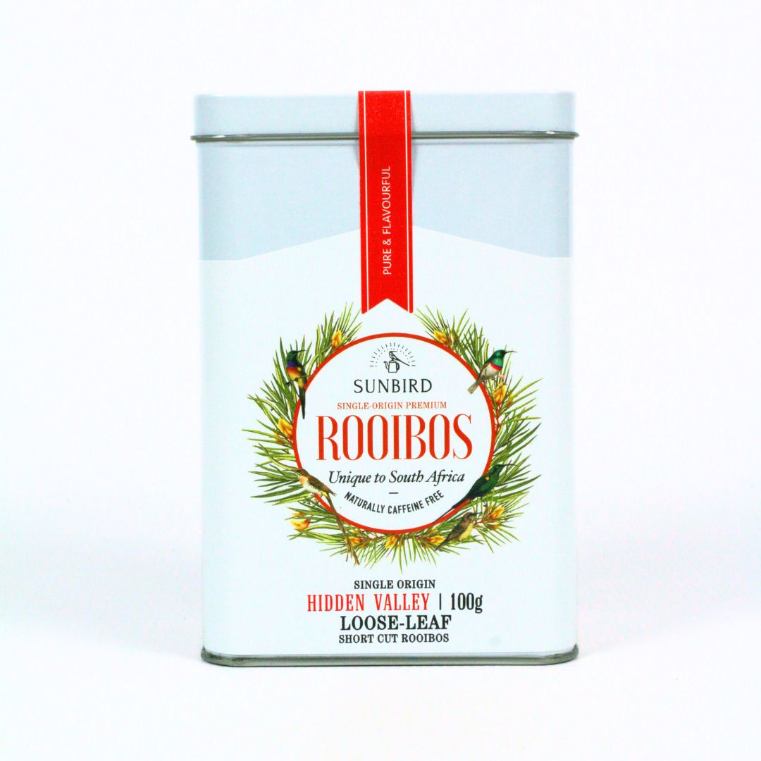 Hidden Valley Rooibos Tin 100g • Single Origin • Sunbird Rooibos