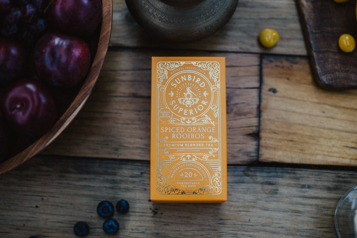 Our Spiced Orange Rooibos blend Sunbird Rooibos
