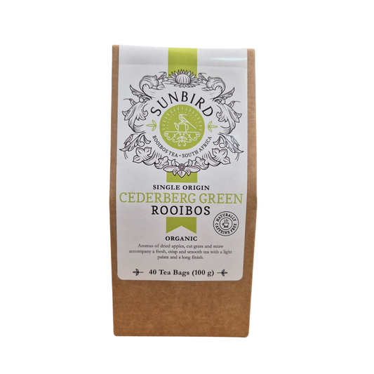 Cederberg Green Rooibos • Organic Rooibos Refill 100g • Single Origin • Sunbird Rooibos