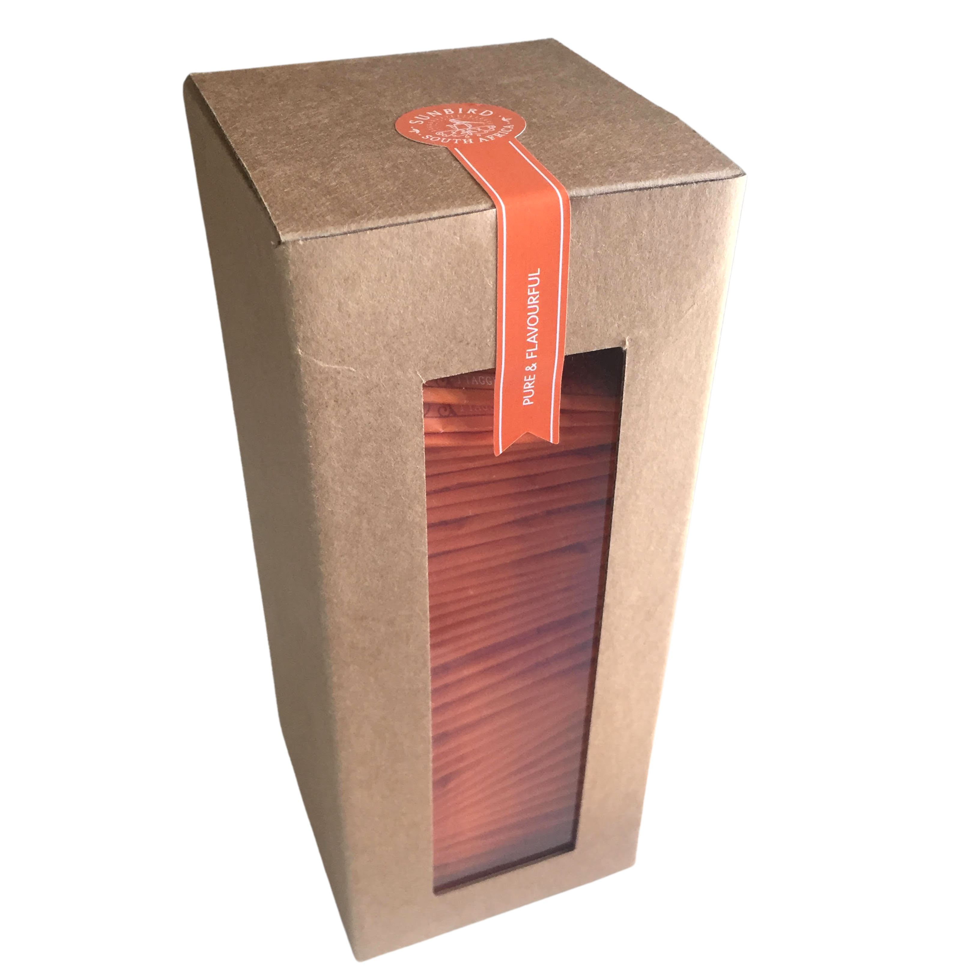 SUNBIRD ROOIBOS SINGLE SACHETS • 40 Individually Wrapped and Tagged Teabags • 100g